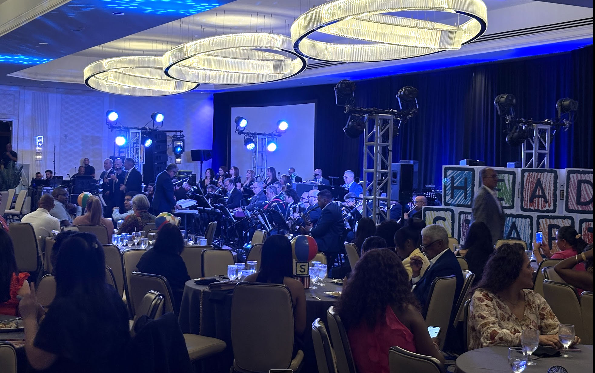 Head Start East gala dinner with live entertainment